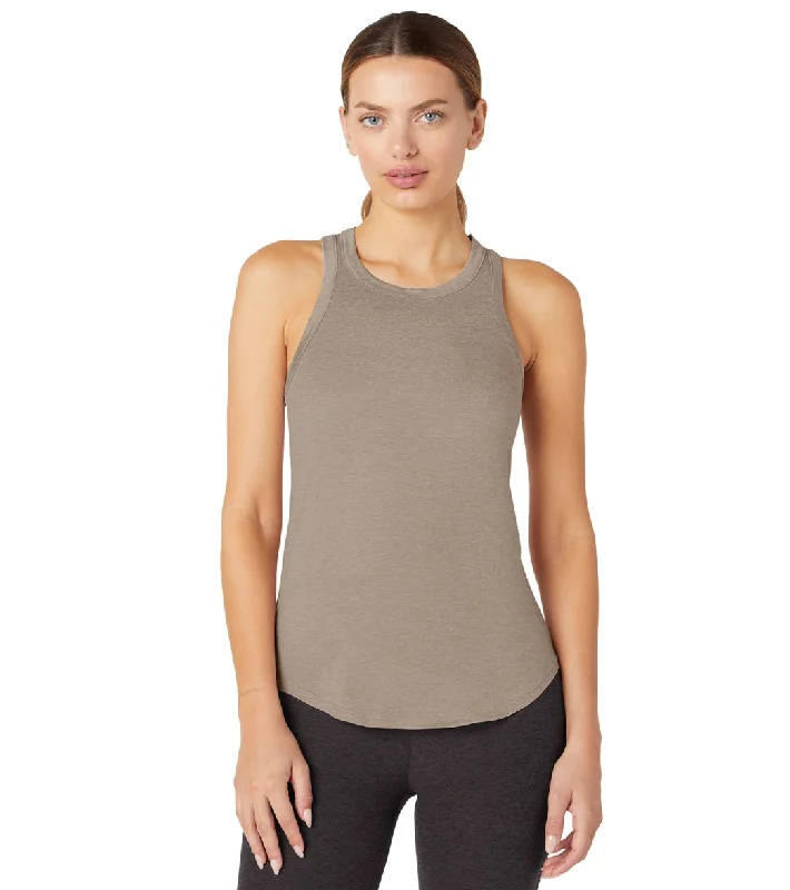 Beyond Yoga Featherweight Keep It Moving Tank Birch Heather